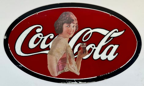 COCA-COLA ADVERTISING SIGN