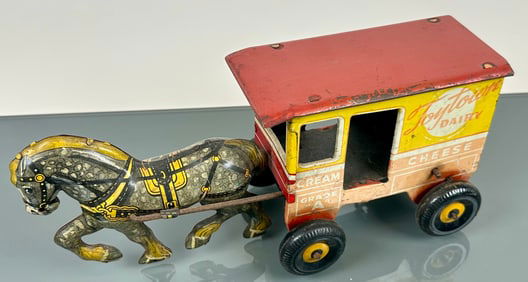 MARX TOYS TOYTOWN DAIRY TOY