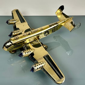 VINTAGE MARX TOYS WWII ERA BOMBER AIRPLANE