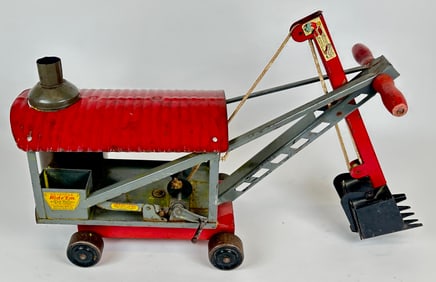 KEYSTONE RIDE-EM PRESSED STEEL STEAM SHOVEL