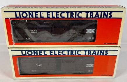 LIONEL ELECTRIC TRAINS - 6-19519 FRISCO STOCK CARS