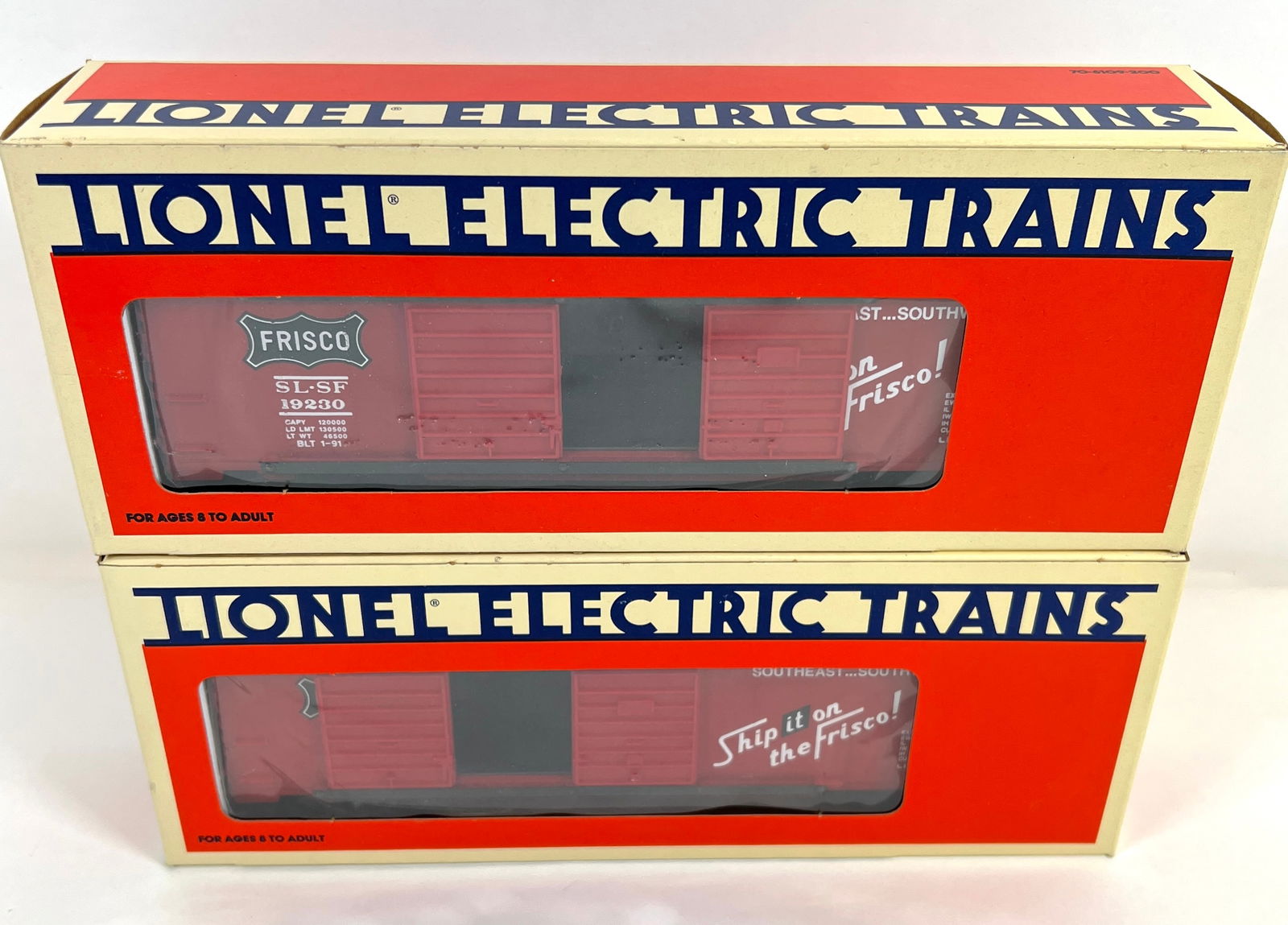 LIONEL ELECTRIC TRAINS - 6-19230 FRISCO BOX CAR (1 of 2)