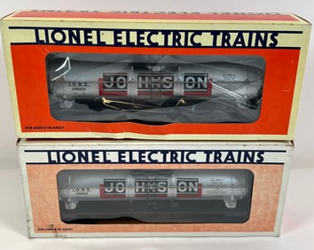 LIONEL ELECTRIC TRAINS - 6-19602 JOHNSON TANK CAR
