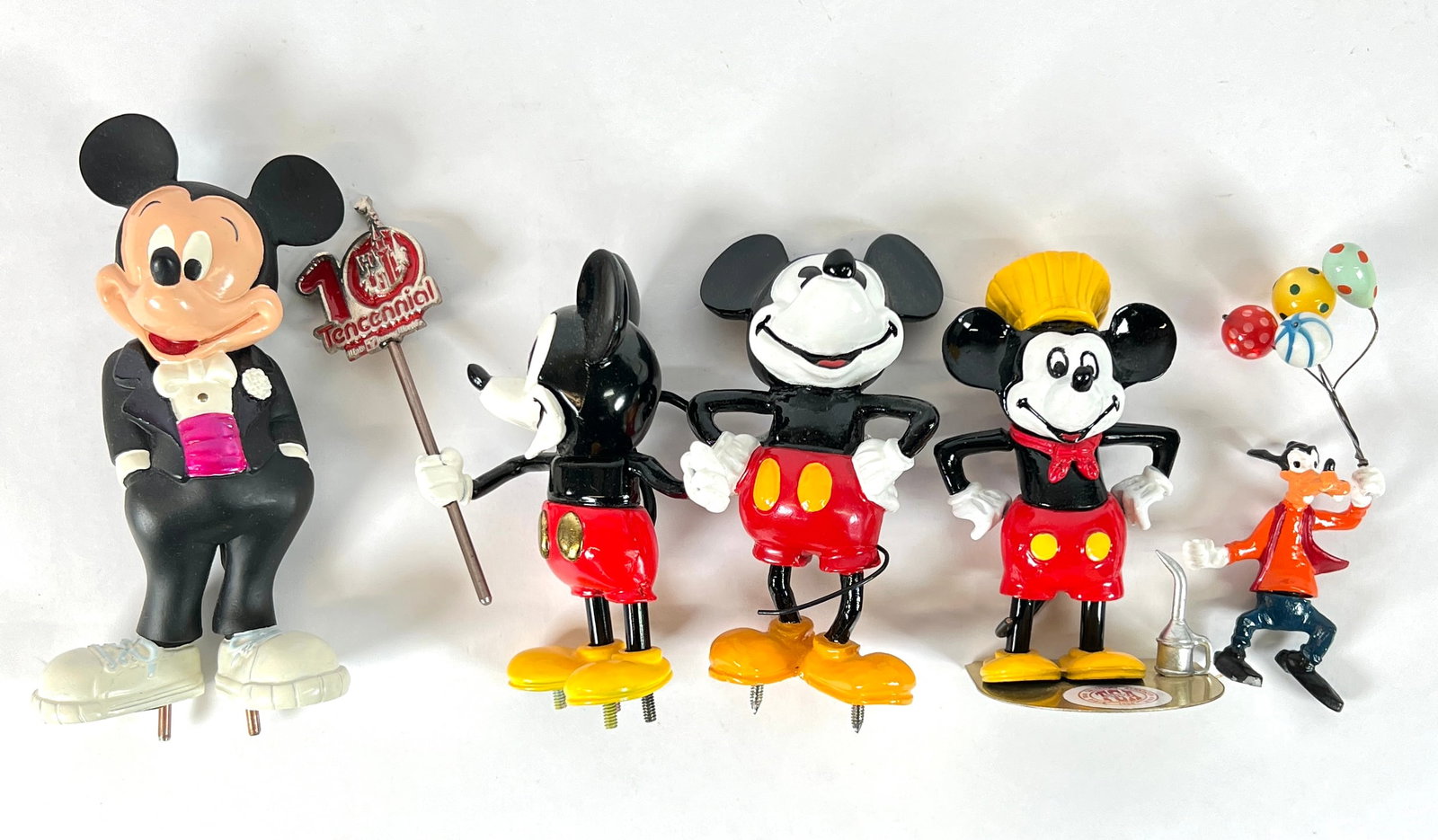 PRIDE LINES DISNEY TRACK CHARACTERS: ALL IN GOOD CONDITION. NO BOXES. TALLEST 6"H