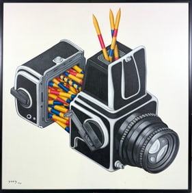 LARGE FORMAT HASSELBLAD CAMERA POP ART
