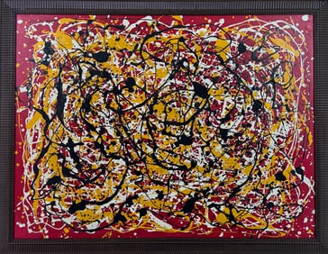 AFTER JACKSON POLLOCK PAINTING