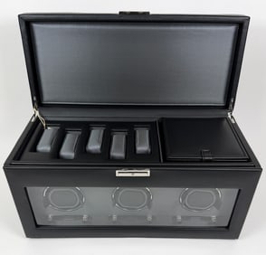 WOLF M2.7 TRIPLE TIME PIECE ROTOR BOX WITH STORAGE