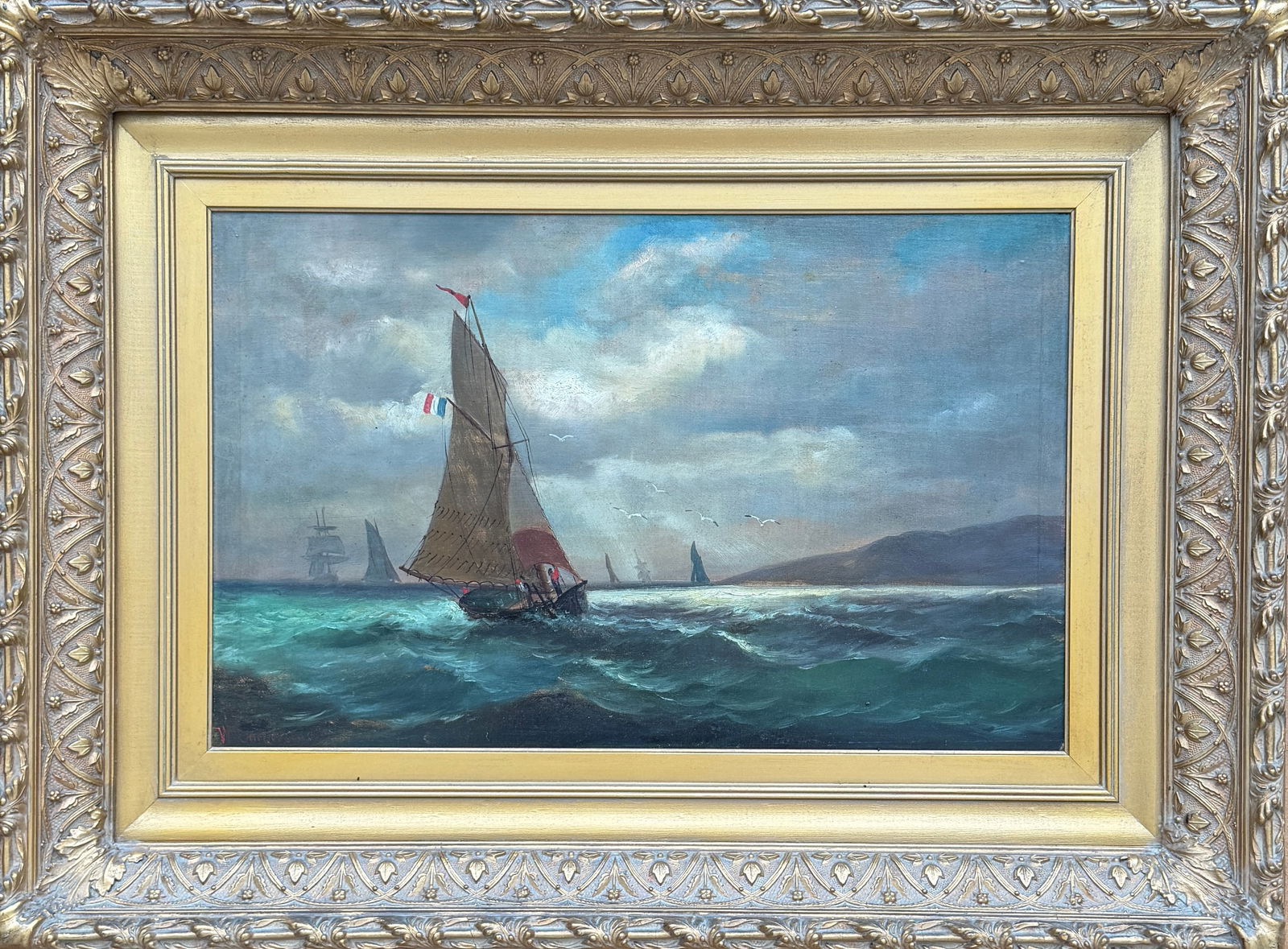 WILLIAM TORGERSON SAILING PAINTING (1 of 3)