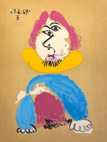 PABLO PICASSO LITHOGRAPH - PERSONNE IMAGINAIRE