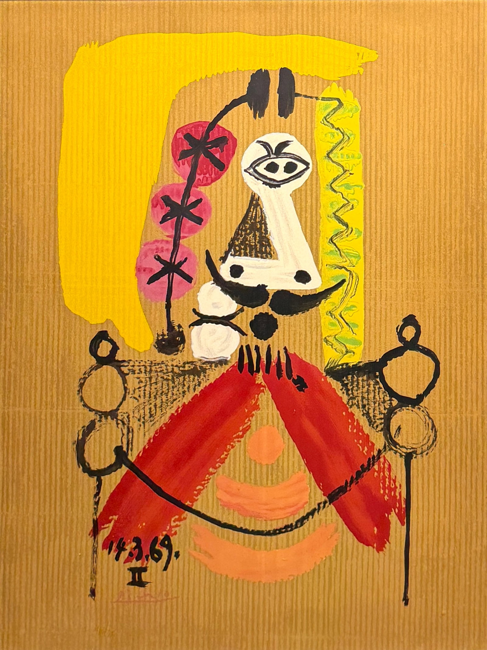 PABLO PICASSO LITHOGRAPH - PERSONNE IMAGINAIRE (1 of 4)