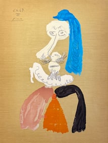 PABLO PICASSO LITHOGRAPH - PERSONNE IMAGINAIRE