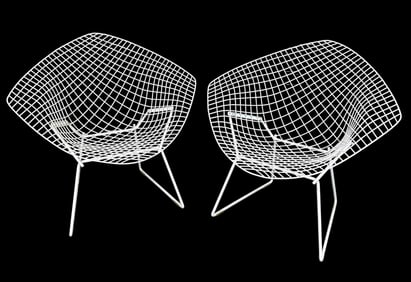 HARRY BERTOIA DIAMOND CHAIRS