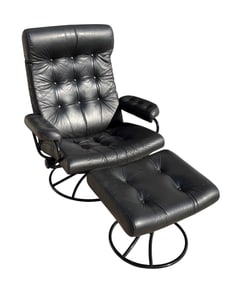 MID-CENTURY MODERN STRESSLESS LOUNGER