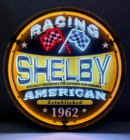 LARGE SHELBY AMERICAN RACING NEON SIGN