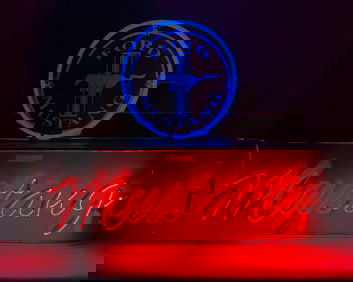 FORD MUSTANG NEON ADVERTISING SIGN
