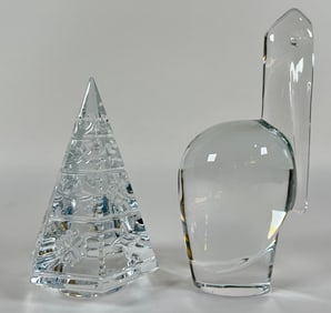 BACCARAT ART GLASS SCULPTURES