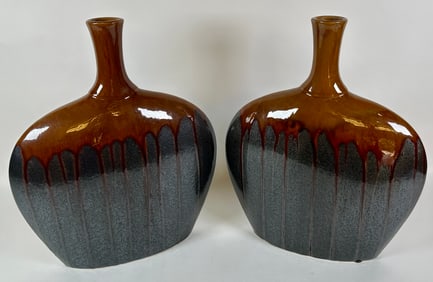 DECORATIVE CERAMIC DRIP GLAZE VASES