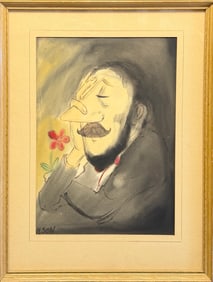 HERBERT VINCENT OLSON WATERCOLOR PAINTING