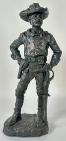 GARY SCHILDT - MAJOR RENO BRONZE SCULPTURE