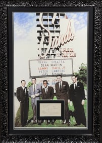 THE RAT PACK - AUTOGRAPH PRESENTATION