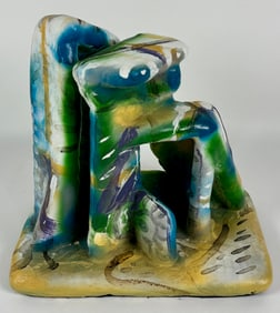 RUBIN PEACOCK SCULPTURE