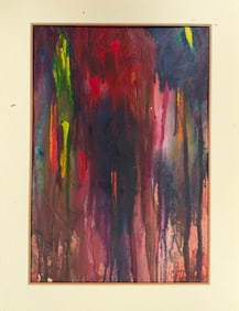 AFTER CY TWOMBLY PAINTING