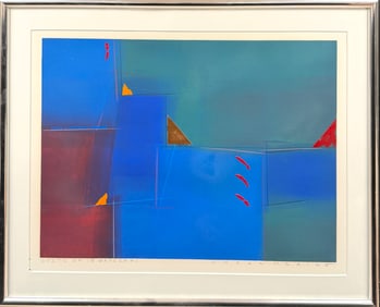 WILSON MERINO MIXED MEDIA PAINTING