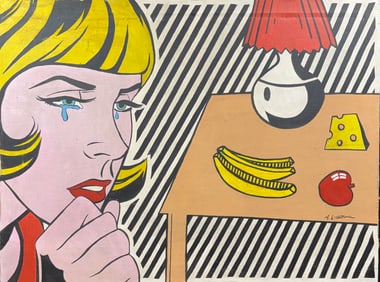 AFTER ROY LICHTENSTEAIN - CRYING GIRL