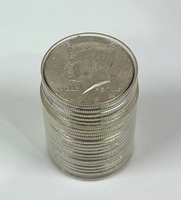 ROLL OF 1964 KENNEDY SILVER HALF DOLLARS