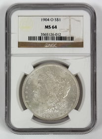 1904-O MORGAN SILVER DOLLAR MS64