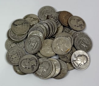 U.S. WASHINGTON SILVER QUARTER ROLL