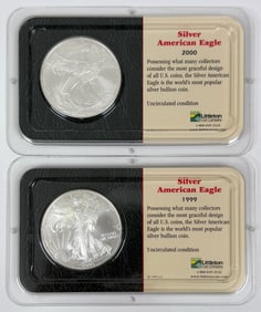 U.S. AMERICAN SILVER EAGLE COINS