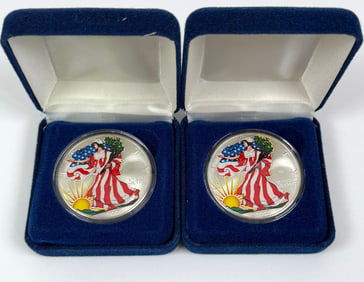 U.S. AMERICAN SILVER EAGLE COINS