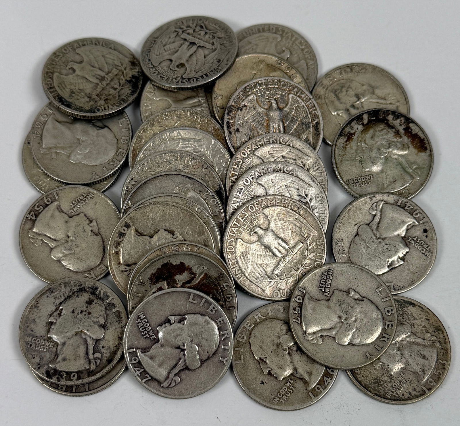 U.S. WASHINGTON SILVER QUARTER COLLECTION (1 of 1)