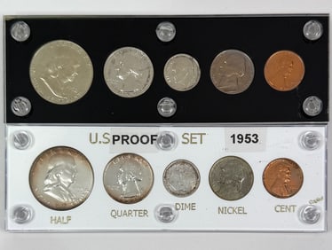 1952 AND 1953 U.S. PROOF SETS