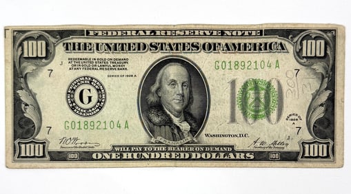 1928-A U.S. $100 FEDERAL RESERVE NOTE