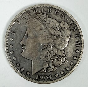 1904-S MORGAN SILVER DOLLAR