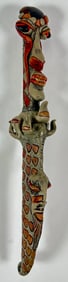 BRAZILIAN FIGURAL TRIBAL KNIFE