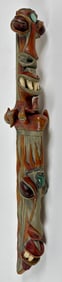 BRAZILIAN FIGURAL TRIBAL KNIFE
