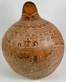 PERUVIAN STORYTELLER GOURD