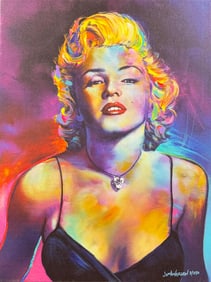 MARILYN MONROE - JIM WARREN GICLEE