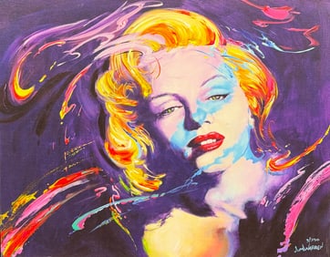 MARILYN MONROE - JIM WARREN GICLEE