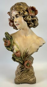 ART NOUVEAU BUST - L'ETE