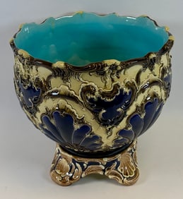 ITALIAN MAJOLICA JARDINIERE