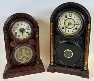 INGRAHAM SHELF OR MANTEL CLOCKS