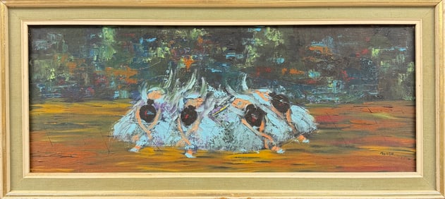 ROBERT O.D. MULLEN - BALLERINAS PAINTING