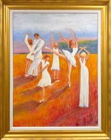 DEBBIE DANNHEISSER - LIGHT DANCERS PAINTING