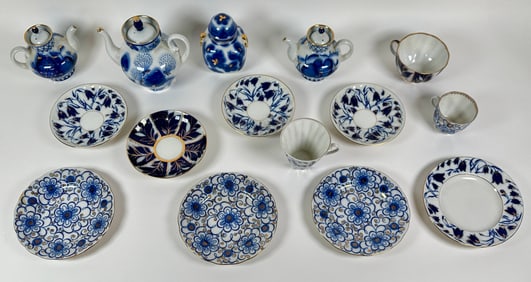 RUSSIAN PORCELAIN TEA SERVICE