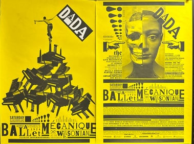 COLLECTION OF DADA EVENT POSTERS
