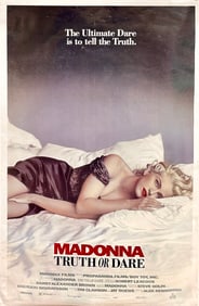 1991 TRUTH OR DARE - MADONNA MOVIE POSTER